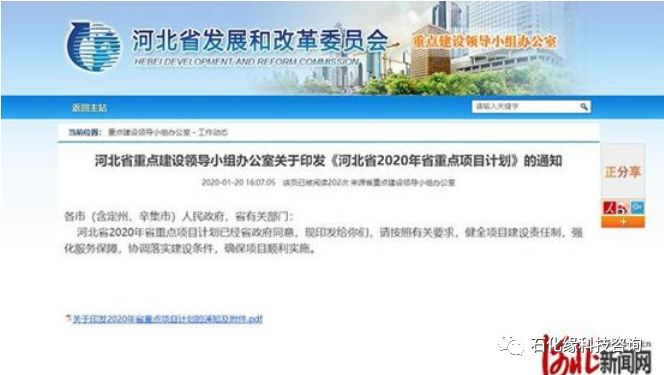 總投資近2萬億！2020年河北省重點(diǎn)項(xiàng)目計(jì)劃發(fā)布共536個(gè)項(xiàng)目！