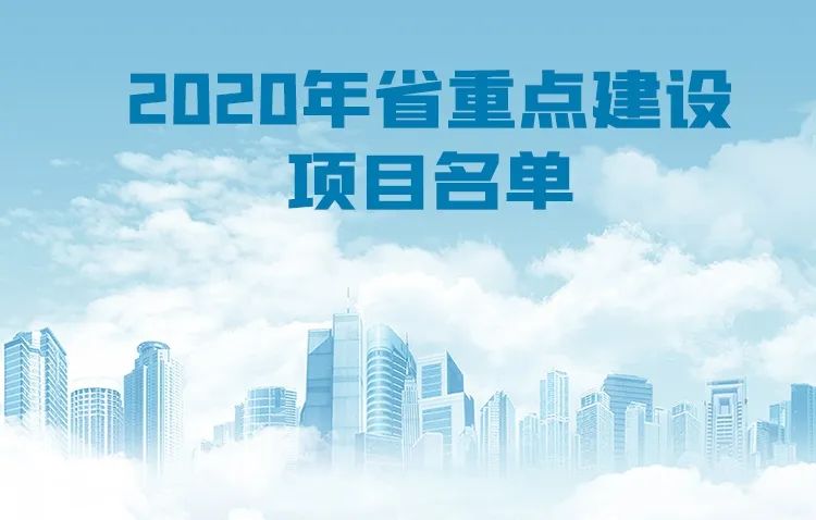 2020年省重點(diǎn)建設(shè)項(xiàng)目及預(yù)安排項(xiàng)目名單來看臺(tái)州有哪些入選？